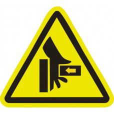 Finger safety warning sticker Finger safety warning sticker